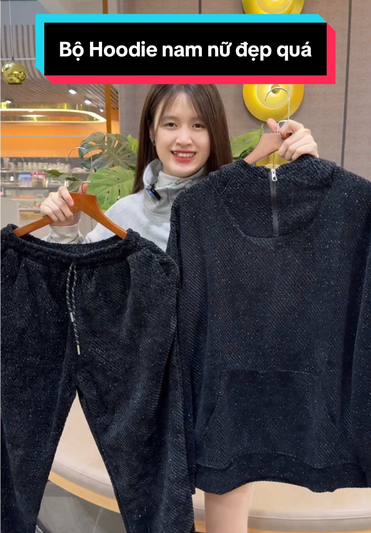 Bộ Hoodie nam nữ đẹp quá #quanao #quanaonam #quanaonamnu 