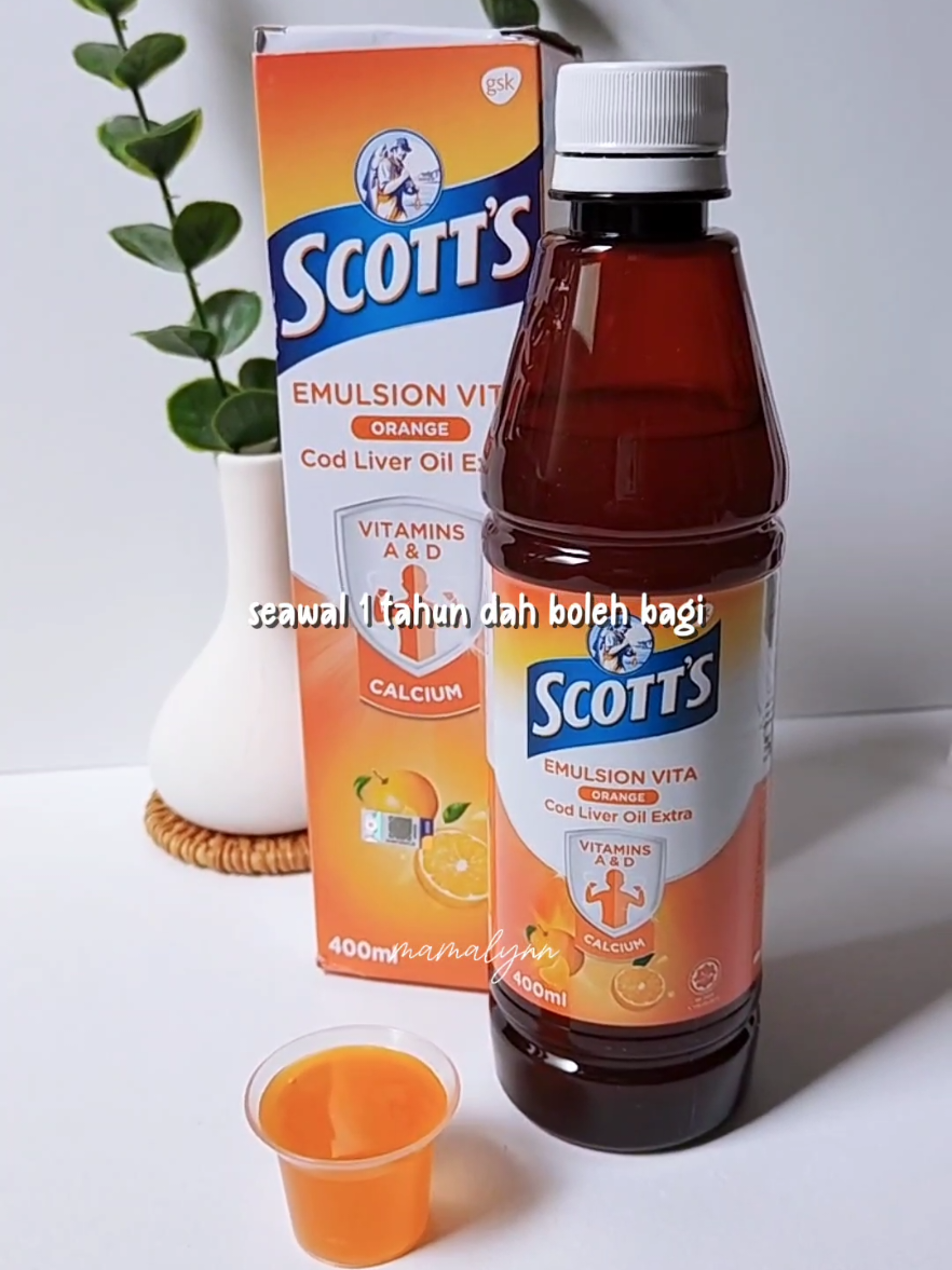 Membalas kepada @_mamalyyn mommy dah cuba bagi kat si kecil belum?? Banyak kebaikan tau kalau ambil Scotts Emultion ni 💪🏻🦷👀. Anak yang kurang selera makan pun boleh tambah selera kalau ambil ni. untuk mommy yg nak beli on9 boleh tekan beg kuning ye. #vitaminscottsemulsion #vitaminanak #scottsemulsion #vitaminorange #tambahseleramakananak 