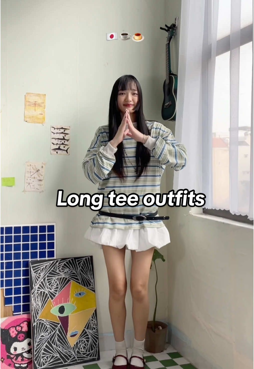 Ai biết đâu có áo kẻ kiểu như vậy nhưng dày như sweater k ạ ? Các bác thích set nào nhất ạ?  Tui là Cá đây 🐟#cabaymau #ptbHog #xuhuong #fyp #outfitinspo #macdep #vairal #vairalvideo #mixmatch #checkfit #outfitideas #longtee 