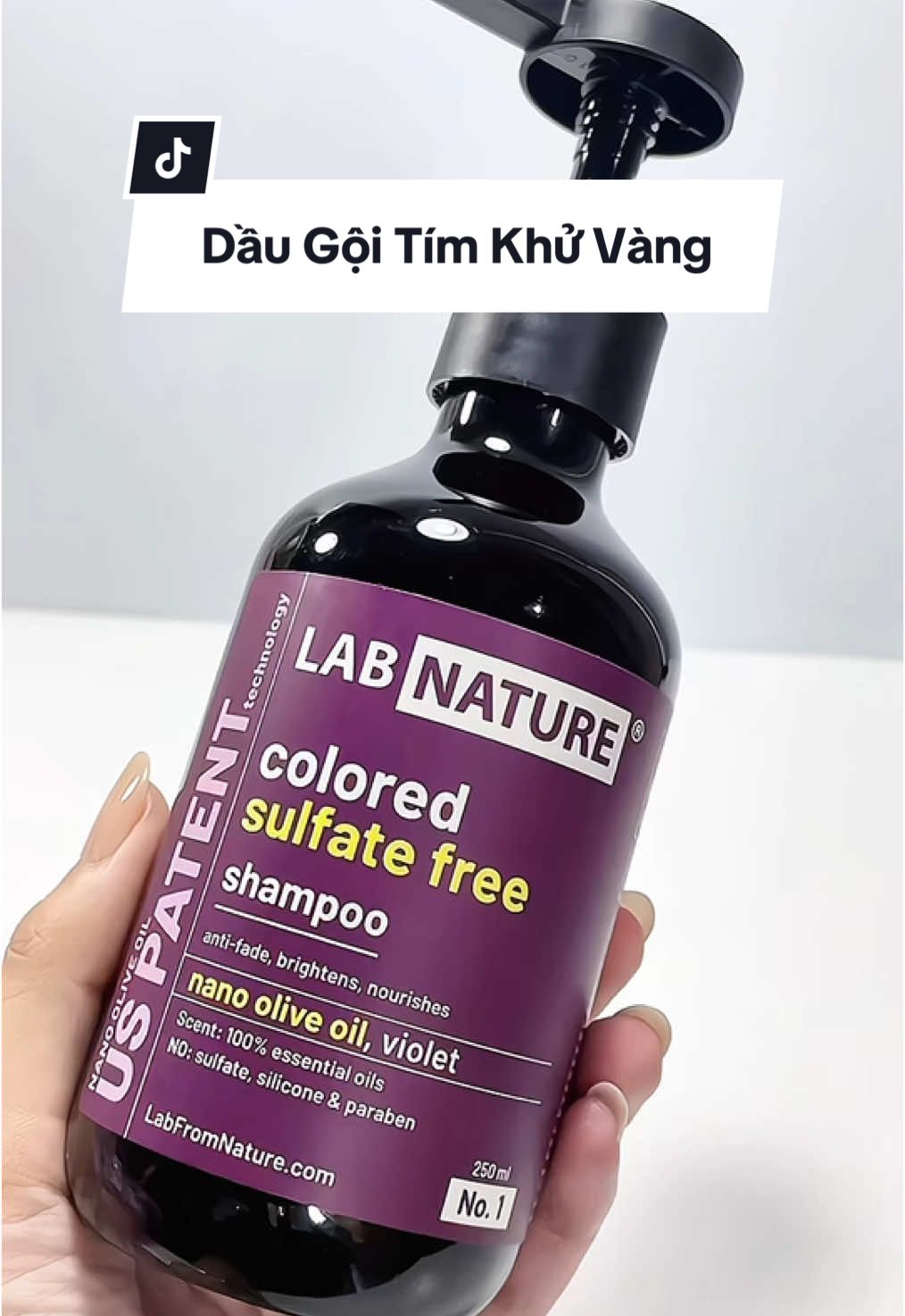 Sắm ngay còn kịp nè #LabNature #Colorred #Daugoitim #review #tocnhuomtay #khuvang #fyp 