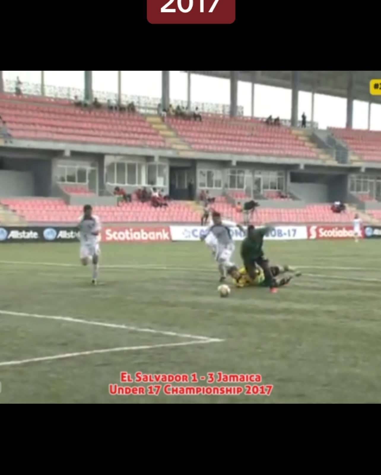 Jamaica #reggaeboyz beating #elsalvador🇸🇻 Under 17 men football team back in 2017. #tiktoksports #jamaica #football #Soccer #fifa #under17 