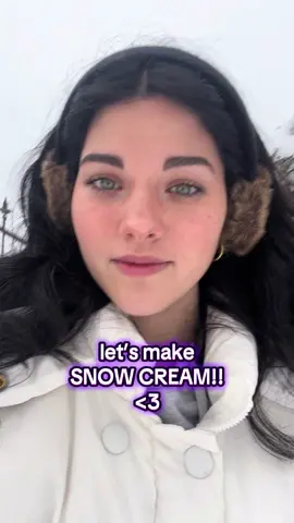 I’ve always wanted to make snow cream 🥹🥹🥹🥹🥹❄️❄️❄️❄️ #snowcream #snowday #louisiana #batonrouge #Recipe #cooking #food #icecream #snowing #louisianasnow #snowinginlouisiana #fyp #southern #south 