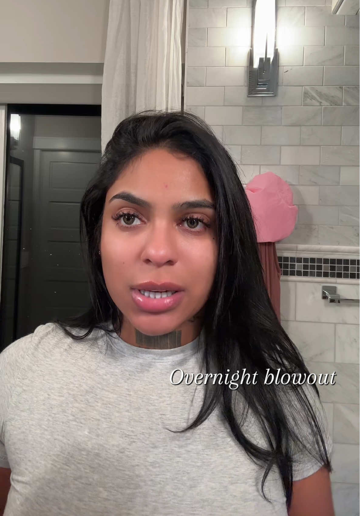 Anybody got any tips? I’ll show the results in the morning  #fyp #overnightblowout #heatless #hair