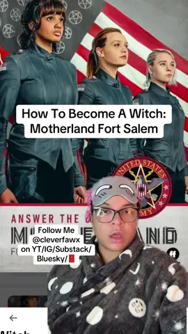 Have you ever wondered what it would take to become a witch?  #motherlandfortsalem #howtobecomeawitch #abigailbellweather #tallycraven #raellecollar #scyllaramshorn #anacostiaquartermaineney  #demetriamckinney #usarmy #military #history #salemwitchtrials  #creatorsearchinsights