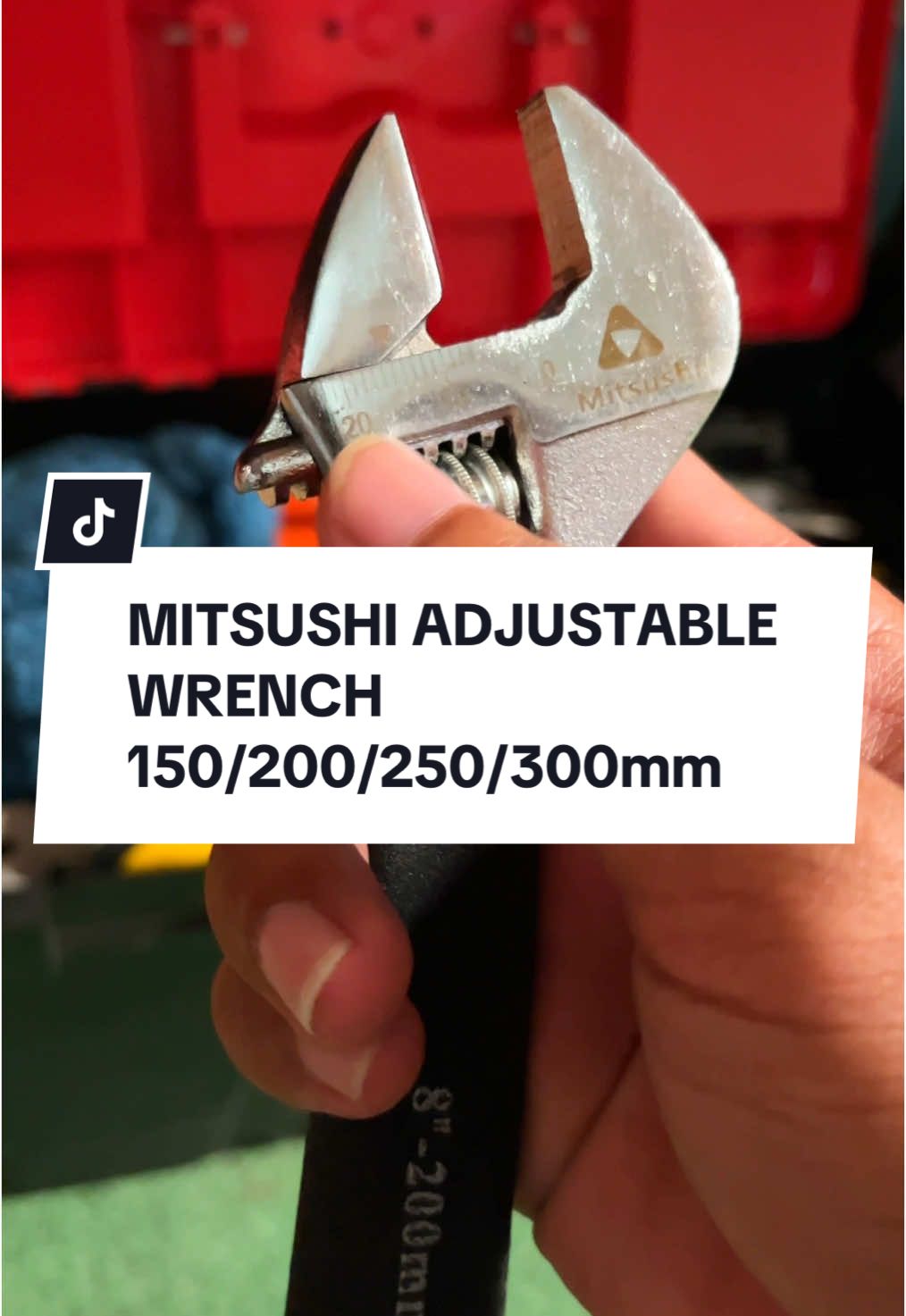 Mitsushi Adjustable Wrench  4 Sizes 150/200/250/300mm #mitsushi #adjustablewrench #mitsushiadjustablewrench #wrench #tools #tool 