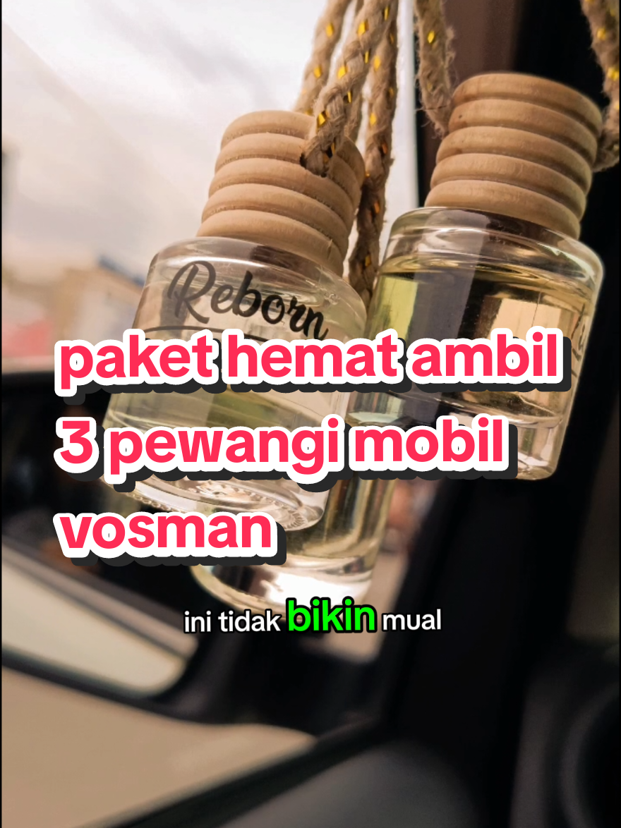rekomendasi bisa lebih hemat ambil 3 botol pewangi mobil Vosman dapat varian reborn venture luxury untuk parfum mobil anda. #vosman  #vosmanparfummobil  #parfummobil  #pewangimobil 