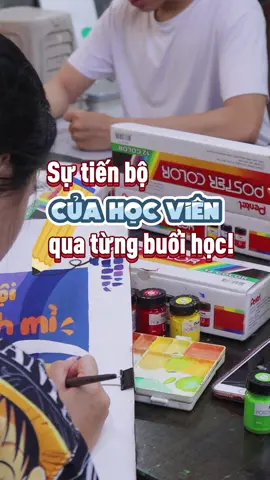 Cùng xem các bạn học viên PPA đã tiến bộ thế nào qua từng buổi học luyện thi nhé!🤩 #mythuatPPA #PPA #trungtammythuat #hocve #drawing #art #color