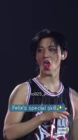 250118 dominATE香港🇭🇰 6年前のコンテンツ以来のお披露目！？ ピリちゃんの特技🐥👅 #Felix #dominATE_HK #StrayKids