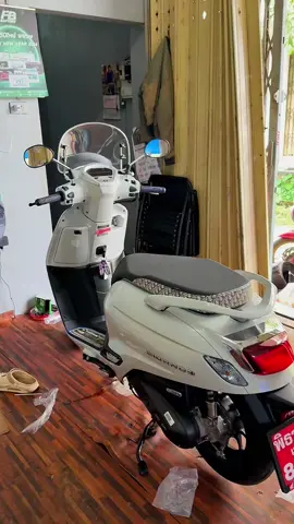 ชิวหน้าใส่รถมอเตอร์ไซต์ 🛵✨ #กระจกบังลมหน้า #จีออโน่พลัส #บังลมรถมอไซค์ #ชิวหน้า  