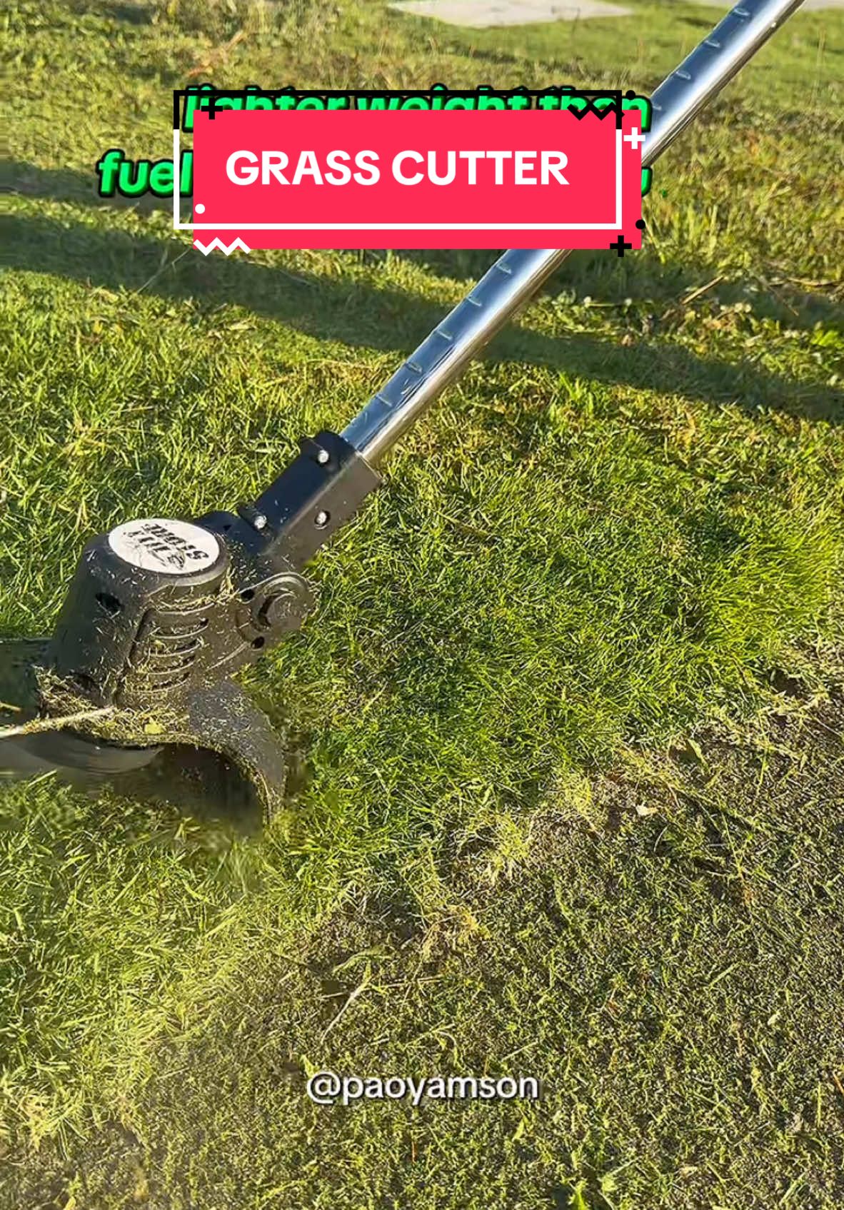 Mas madali na mag putol ng damo. PORTABLE GRASS CUTTER. #grasscutter #lawnmower #portablegrasscutter #gardening #grasscutting #fyp 