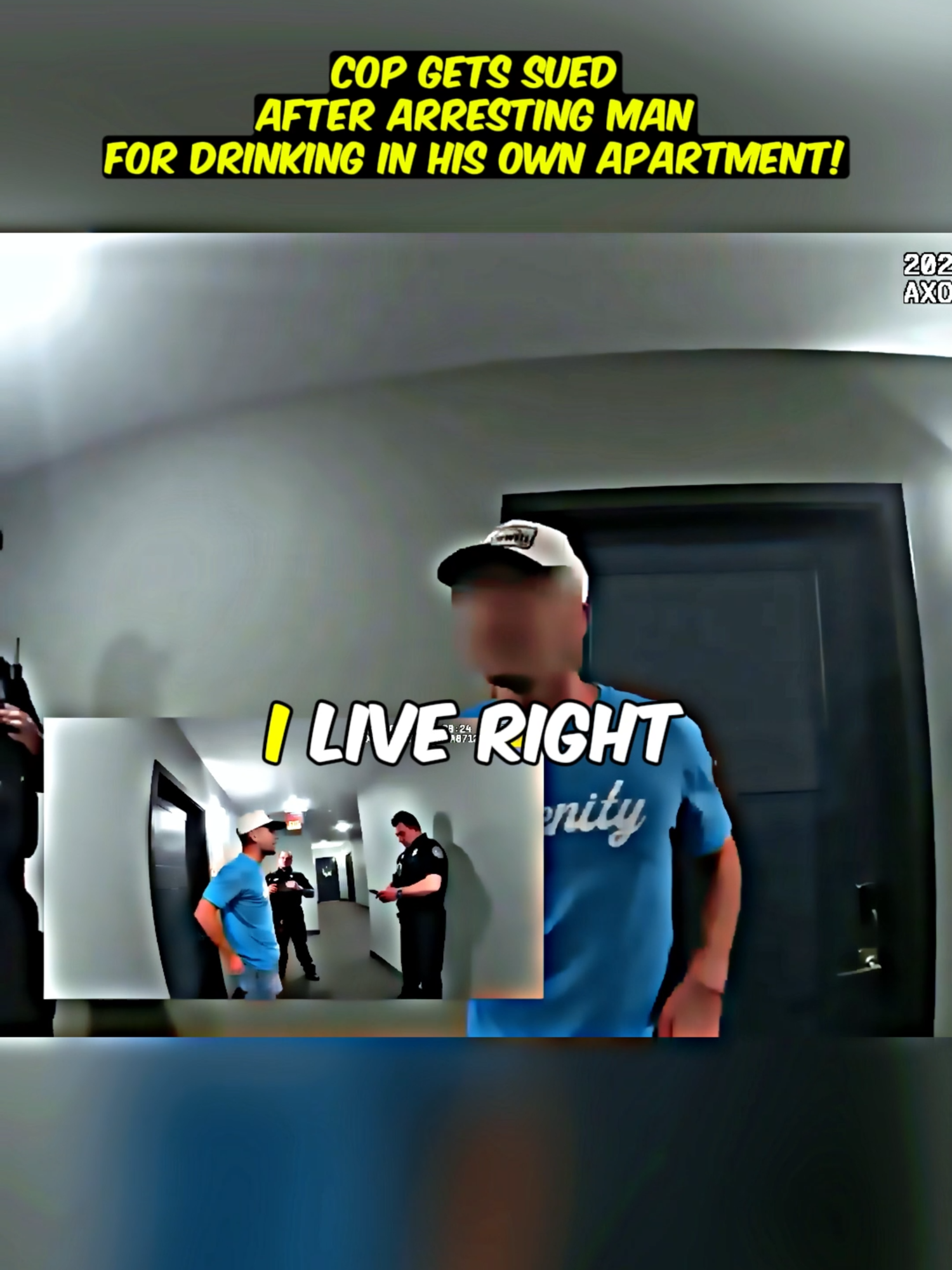 Cop Gets SUED After Arresting Man For Drinking In His Own Apartment! #audit #firstamendment #firstamendmentaudit #1stamendment #cop #cops #copsoftiktok #police #policeofficer #policeoftiktok #lawsuit #constitution #fyp
