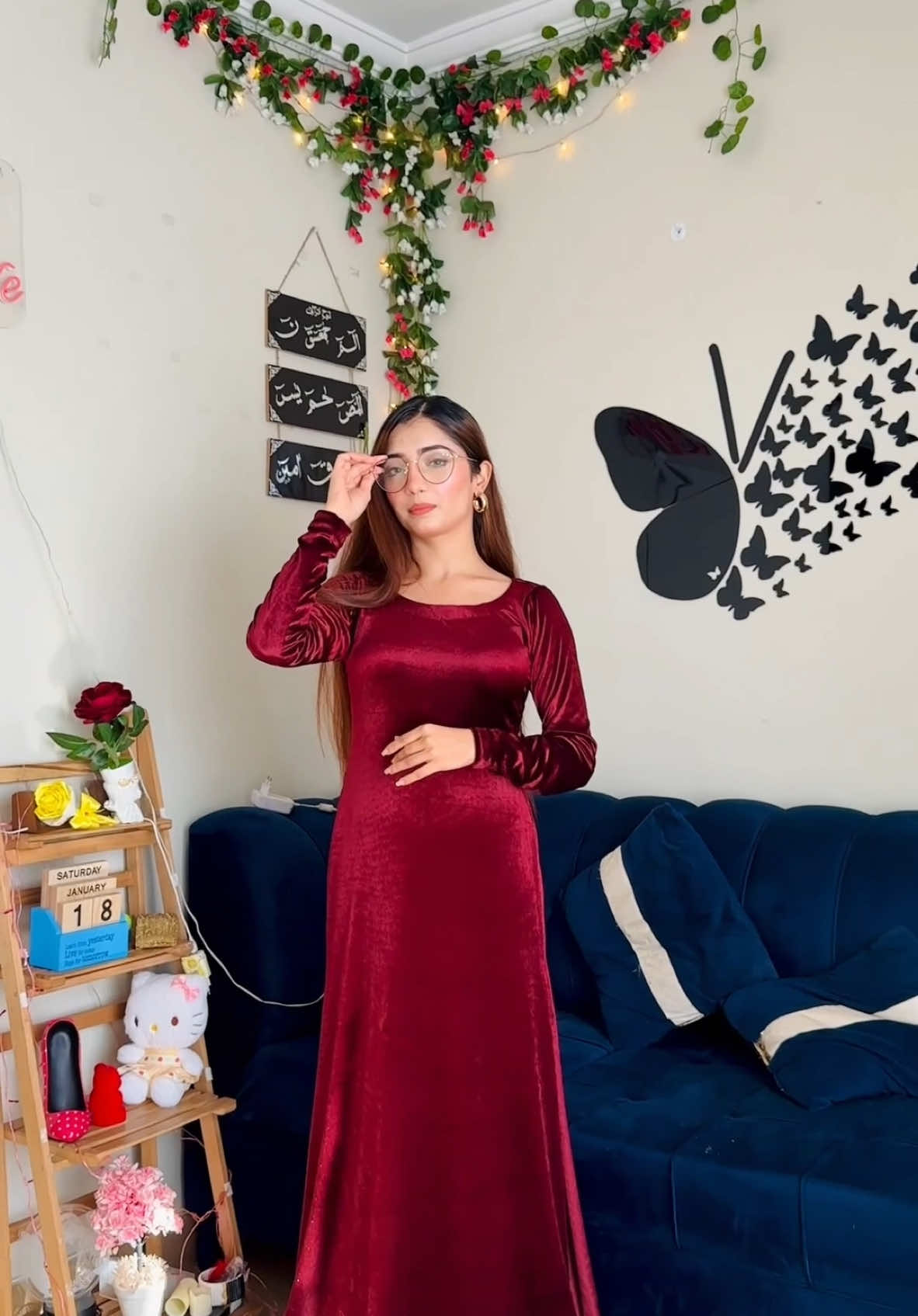 Drop Red Hearts❤️ ✨ Dress👗by: @AK_ BRAND  _#ahmera 