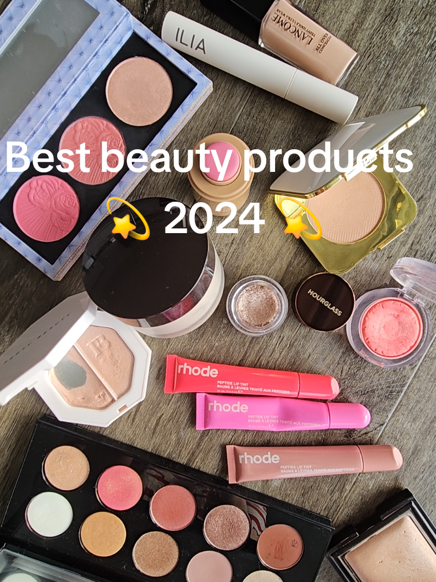 Best beauty products 2024 ✨️ My all-time favorites 😍 #bestbeautyproducts #beautyfavorites #beauty2024 #capsulemakeupcollection #pinterestaesthetic 