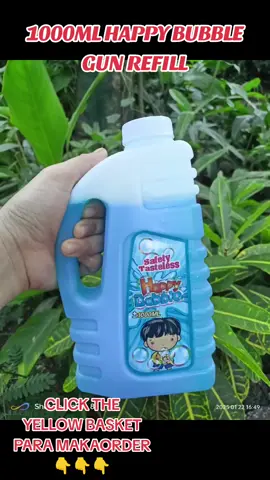 1000ML HAPPY BUBBLE GUN REFILL KAYA CLICK THE YELLOW BASKET PARA MAKAORDER#HAPPYBUBLEGUNREFILL #bubblegunrefill #bubblegunrefill1000ml #bubblegunrefill #bubblegunrefill1000ml #virall #viral #trendingvideo #trending #trendingnow #trendingsong #trendingtiktok #VIRAL 