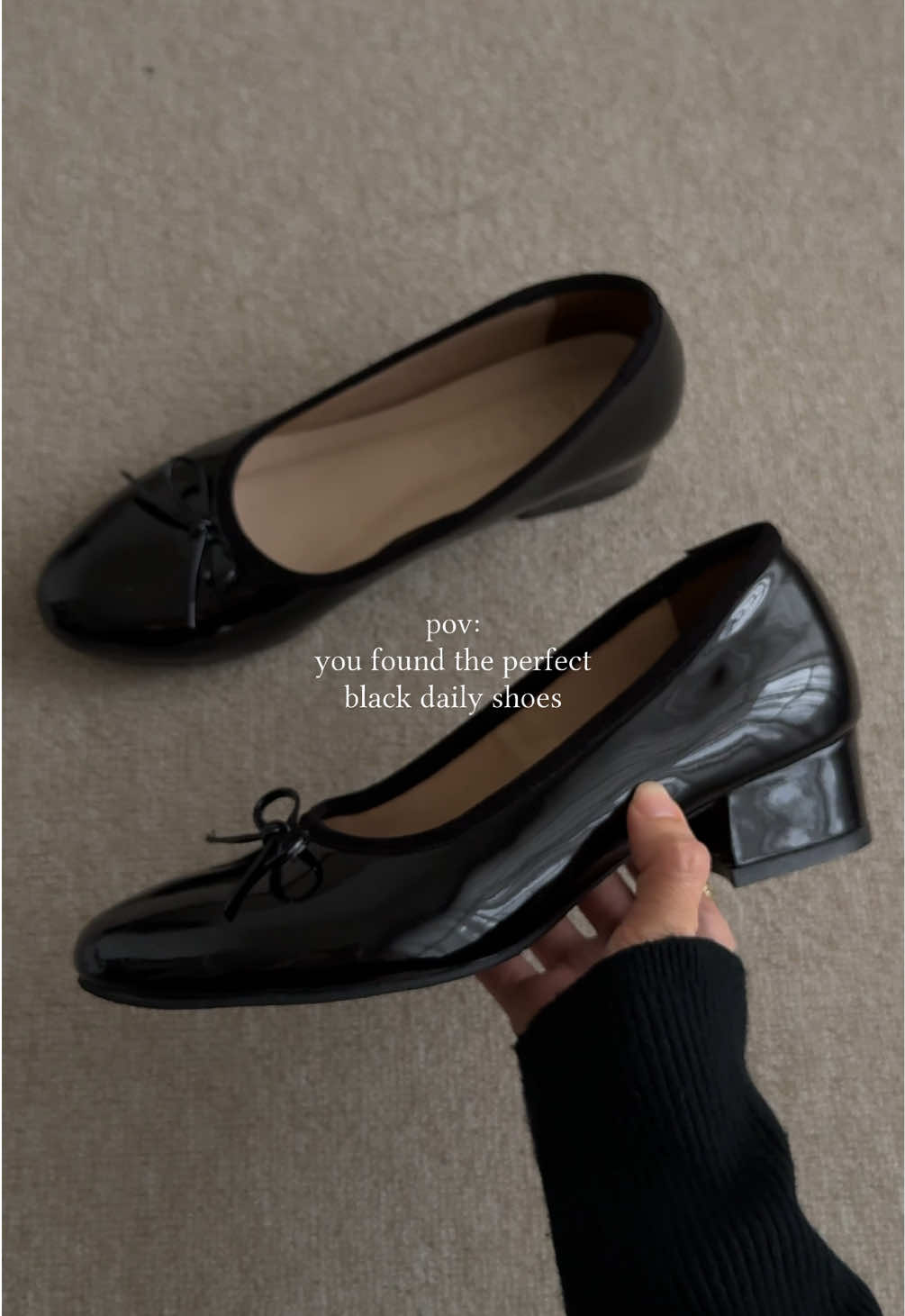 With 3cm heels. Perfect🥹🖤 #heels #daily #flatshoes #minimaliststyle #dailyoutfit #shoes 