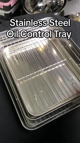 304 Stainless Steel BBQ Baking Tray #bbqtray #oilcontroltray #highquality #fypシ゚viral🖤tiktok #tiktokindia 