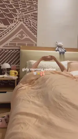 girly morning routine GRWM🥡✨🩰#asmr #aesthetic #morning 