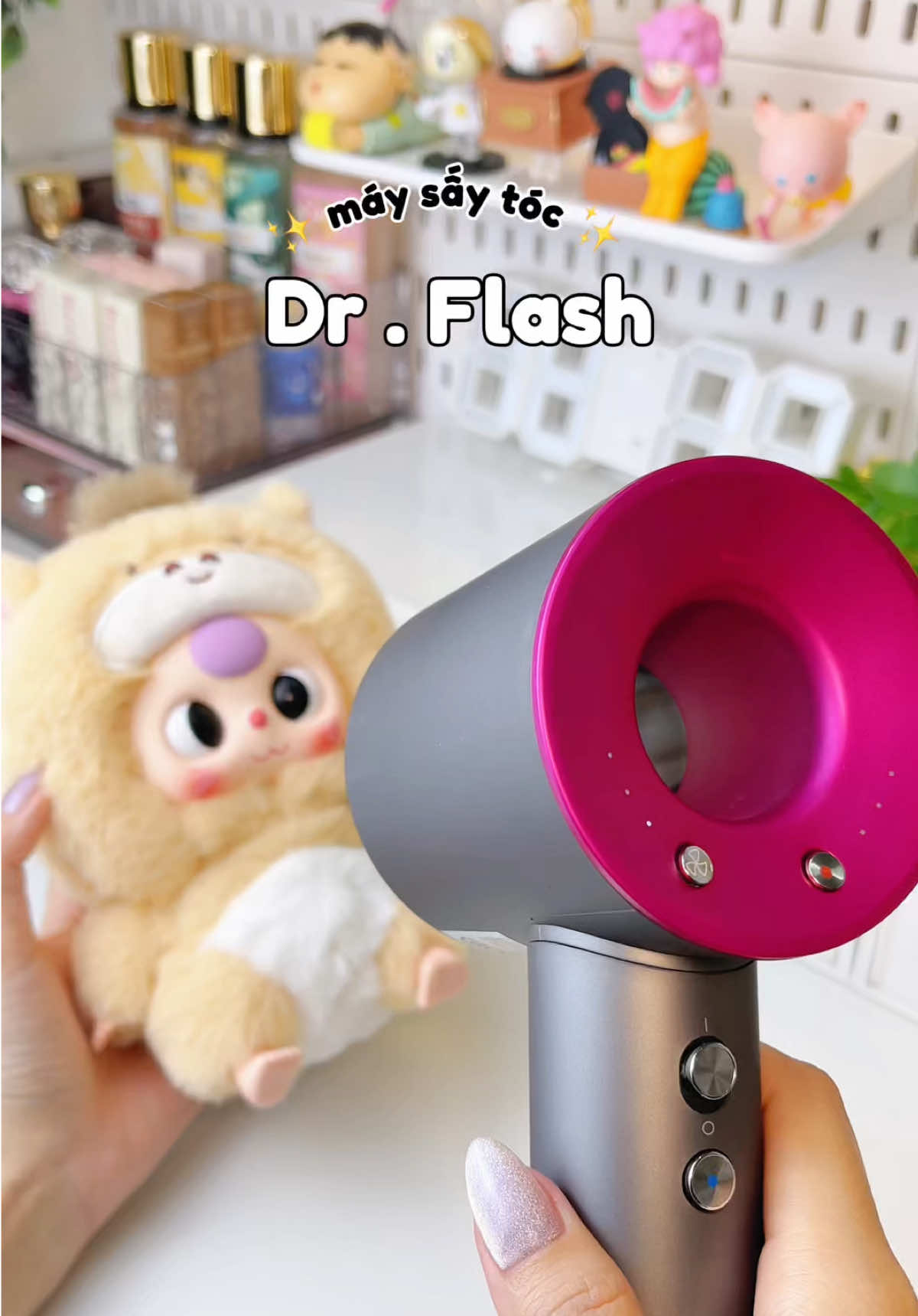 Máy sấy với 5 đầu sấy tốc độ cao 💨 #maysaytoc #drflash #unboxing #giadungtienich #review #xuhuong #viral #fyp #thaothichriviu 