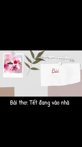 Thơ Tết đang vào nhà #xuhuongtiktok #maicoigvmn #xuhuong #ai 