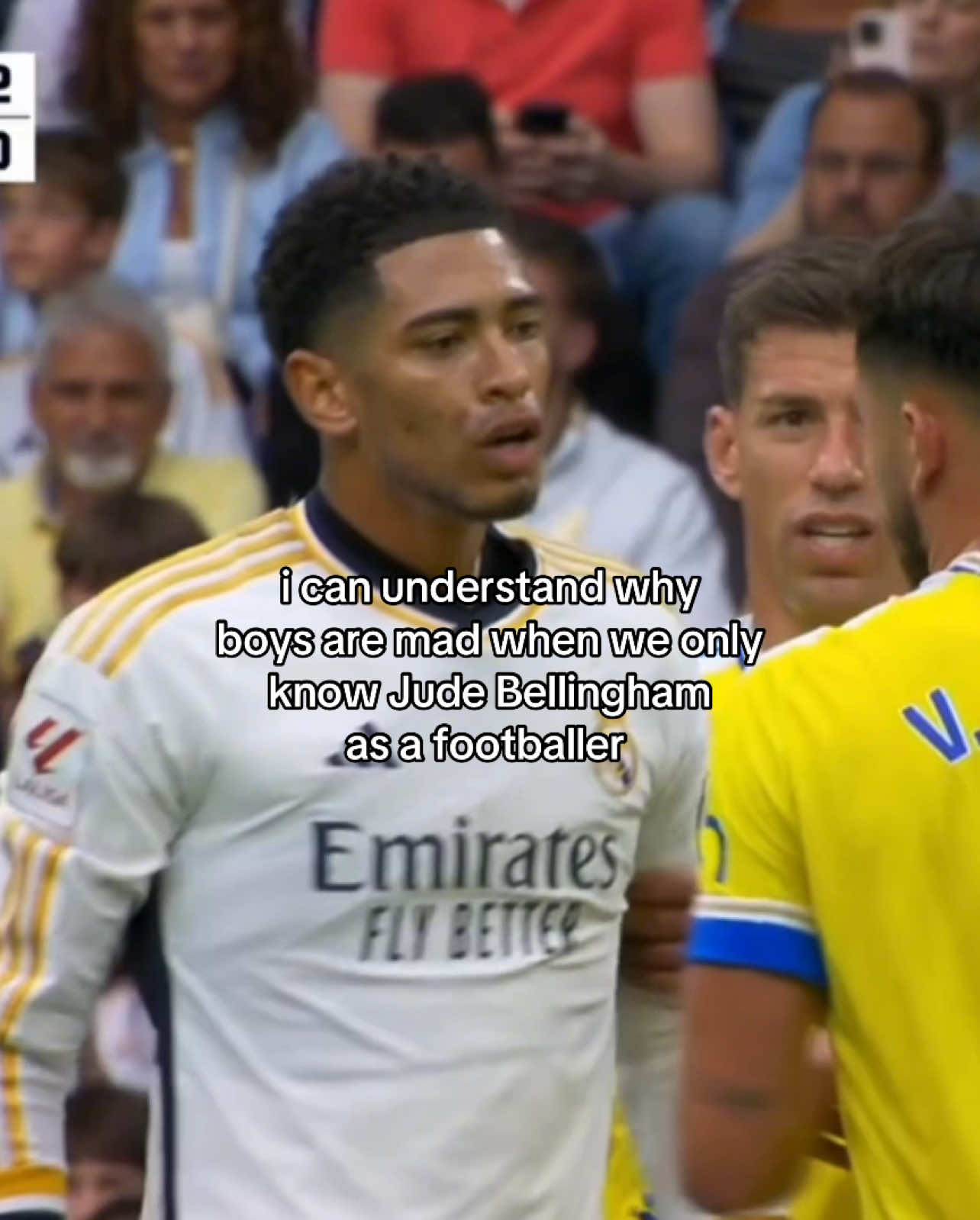 at this point i would be jealous too ( btw I always say I only know Jude Bellingham so they will laugh but inside cry 🤣) #judebellingham #footballedit #foyou #handsome #fyp #halamadrid #judebellinghamedit #bellingham 