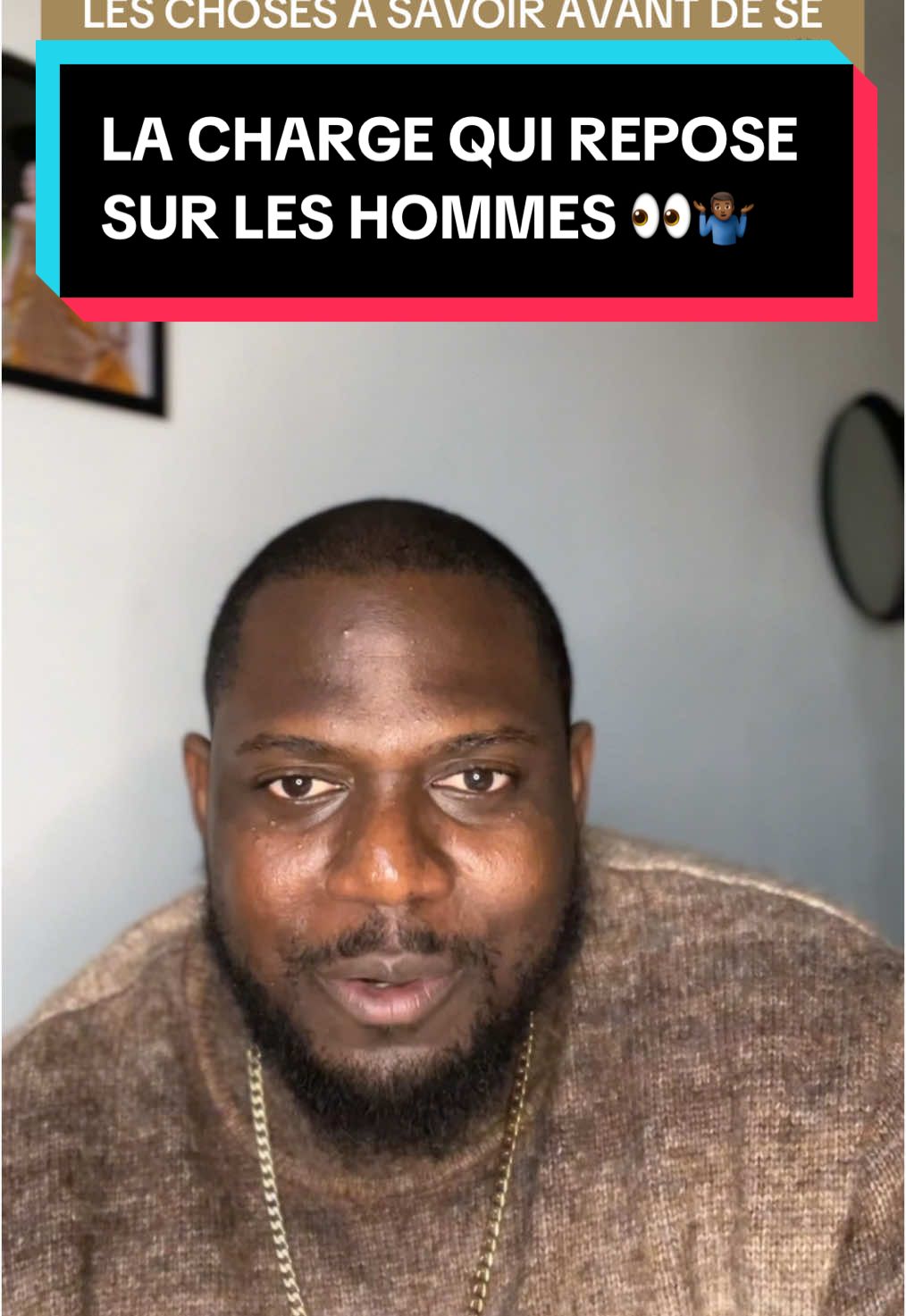 Parlons de la charge qui repose sur les hommes… 👀🤷🏾‍♂️ . . . . . . . #homme #charge #mentale #chargementale #temoignage #chretien #tiktokchretien #viechretienne #mari #mariage #leader #ceo #chefdefamille #husbandwife #godlyman #hommededieu #fort #montémoignage #CapCut 