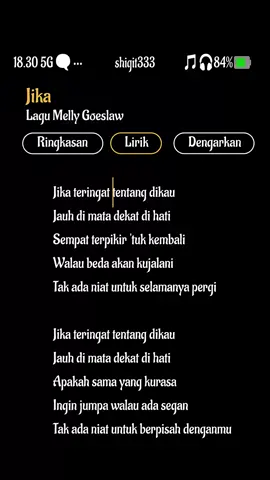 #fyp #jika #liriklagusad #liriklaguviral #lyrics 
