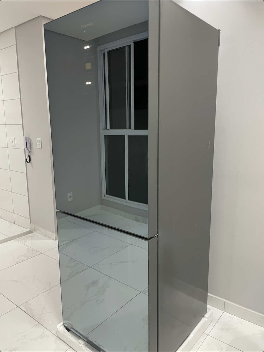 Geladeira Panasonic Diamond glass BB65 #panasonic #geladeira #panasonicbb65 