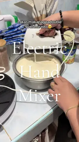 Na achieve ko yung volume ng cream na gusto ko 🥹 yey #electricmixer #electrichandmixer #grahambar #mixer 