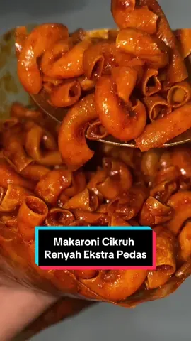 Ekstra pedes gurih asinnya endulll 🤤🥵#makaronicikruh #makaronicikruhdaunjeruk #makaronicikruhpedasdaunjeruk #rekomendasicemilan #cemilanviral 