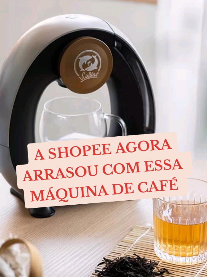 Não,agora a SHOPEE arrasou!Olha essa máquina de café 2em1 que linda 😍✨ #cafe #creatorsearchinsights  #shopee #viral_video 