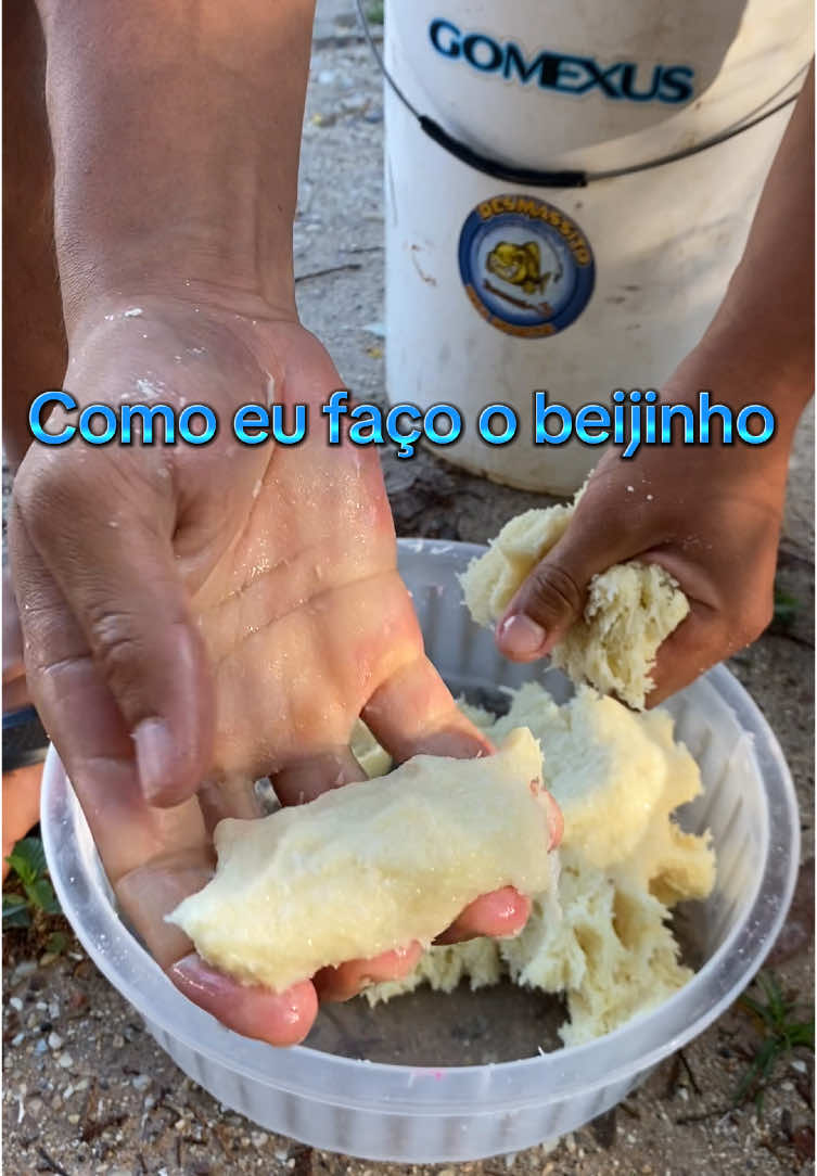 Dica de como fazer beijinho para pescar !!!! 1kg de coco ralado  400gm de leite em pó  500ml de leite de coco  #fishing #pescaria #pesqueesolte #fish #viral_video #pravoce #fouryou #dicas #parceria #pesca 