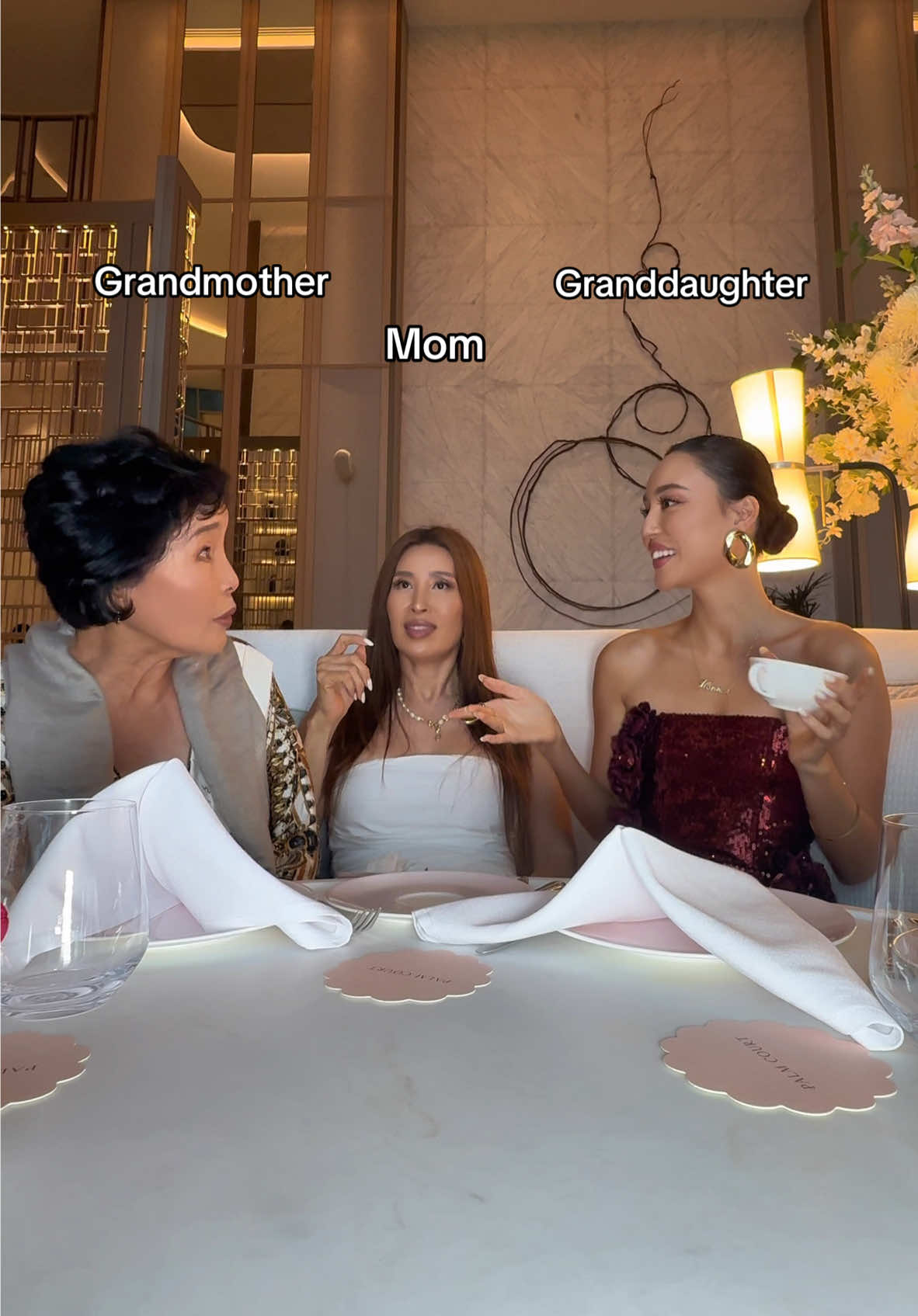 When 3 generations have a conversation teheh🙈 #motherdaughter #family #mom #grandma #daughter #sisters #comedy #hannahmchutchison 