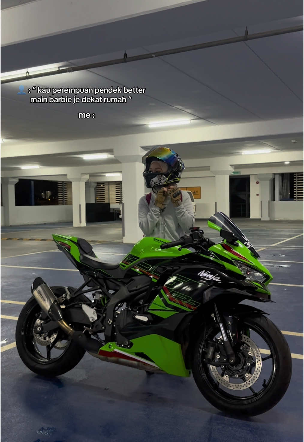kalau nak handsome kita naik weng weng #zx250rr #kawasakininja #ninja250 #zx250r 