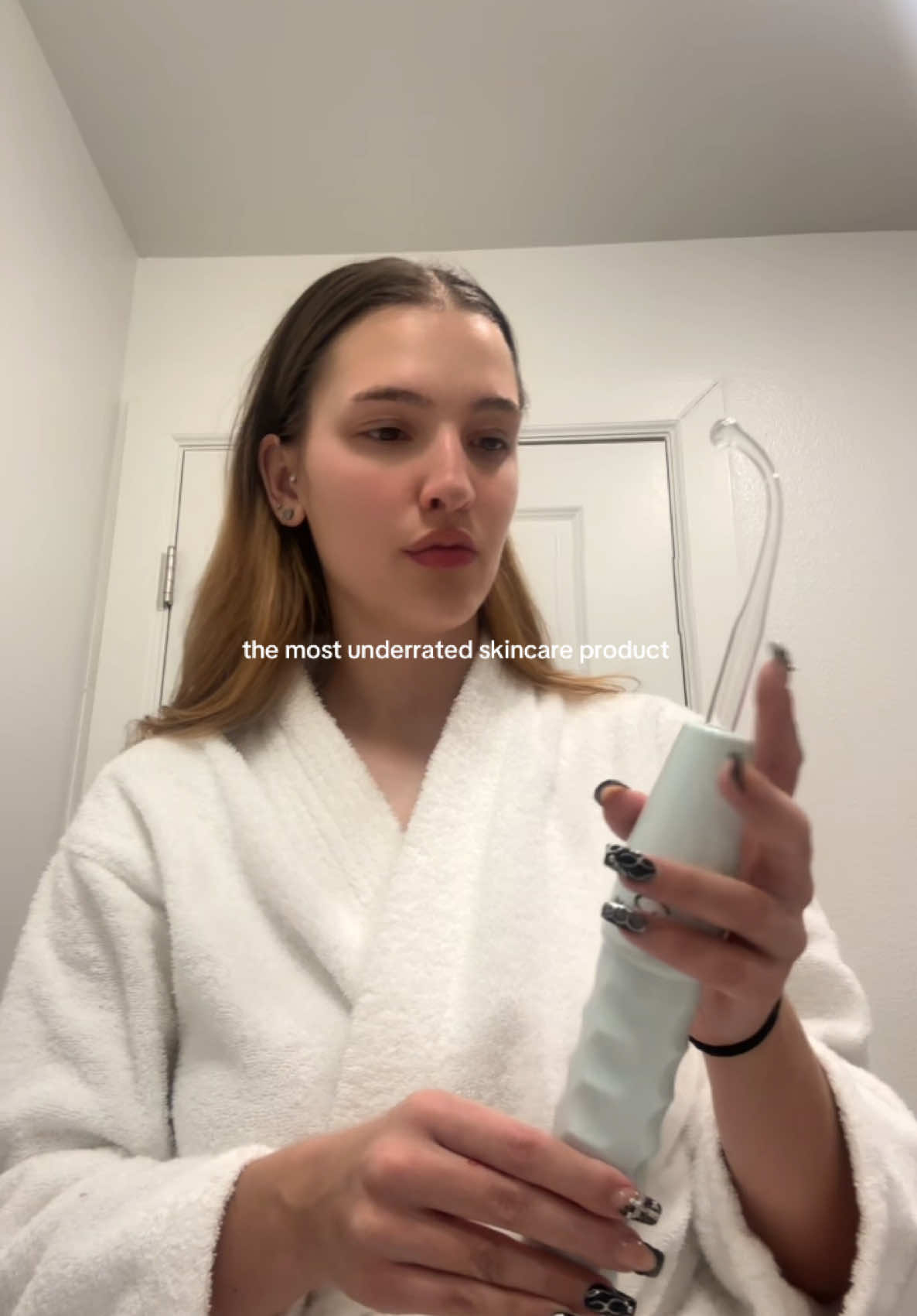 Facials at home? Yes, please! ✨ The NuDerma High Frequency Wand is my ultimate skincare + haircare hack. 6 attachments, endless benefits—ready to glow? 💖 #GlowUpJourney #NuDermaWand #tiktokmademebuyit #SkincareMadeEasy #SelfCareGoals #skincareroutine 