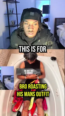 Bro Roasting His Mans Outfit #clip #tiktok #fyp #fashion 