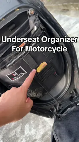 Masmaganda pag nakaorganize, Safe pa mga documents and gamit ko dito🥰. #underseatorganizer #organizer #motorcyclecompartment #underseatbag #motorcycle #motorcycleaccessories #fyp 