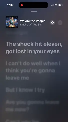 We are the people #empireofthesun #song #lyricsmusic #applemusic 