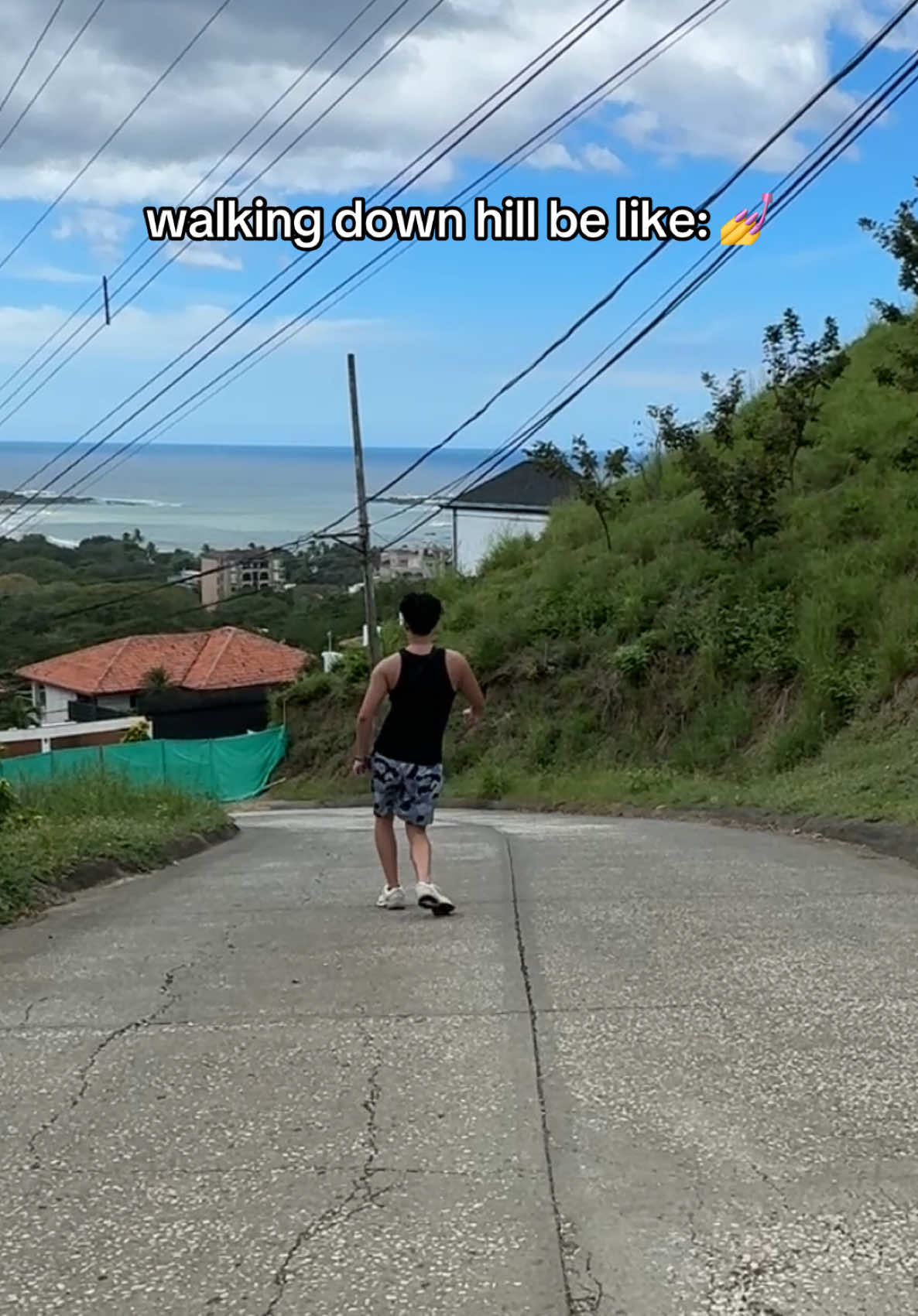 walking down hill turns you into a different person💅 #boys #walking #fyp #viral #reel #explore 