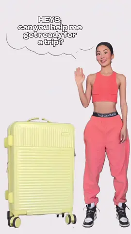Packing for a trip with @aleksandra.karbonara has never been this fun! #packing #travel #heysluggage