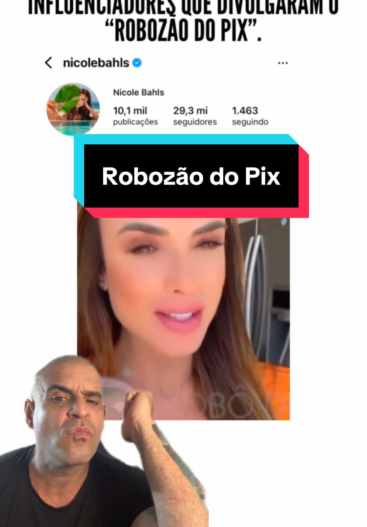Esses influenciadores descobriram a solução para a pobreza no país: é só configurar o Robozão do Pix e receber R$3.000 sem fazer nada, cai direto na sua conta.🤡 🚨Atenção algoritmo do Tiktok: meu conteúdo é sobre desmascarar golpes, mas às vezes, ao debochar de golpes xexelentos, o algoritmo pode entender que EU estou divulgando algo errado. Quero deixar claro que o objetivo aqui é alertar e educar as pessoas, mostrando os absurdos e perigos dessas fraudes.