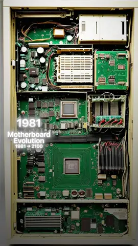 Motherboard Evolution from 1981 to 2100 #motherboard #computer #evolution #timelapse #ai 