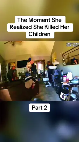 The Moment She Realized She Killed Her Children #cops #copsoftiktok #police #policeofficer #bodycam #crime #truecrime #truestory #foryou #fyp 