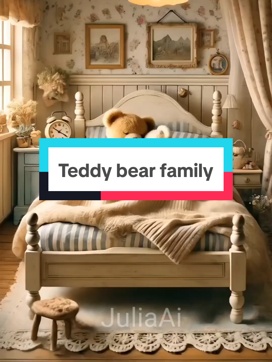 🌟 Step into the enchanting world of the teddy bear family! 🧸✨ From cozy kitchen mornings 🍯 to fun-filled adventures in the park 🌳, this lovable family shows us the magic of everyday moments. Watch as they build memories together, one hug and giggle at a time! ❤️ 🐾💕 #TeddyBearLife #WholesomeContent #FamilyGoals #CozyVibes #HeartwarmingMoments #FluffyFriends #ai 