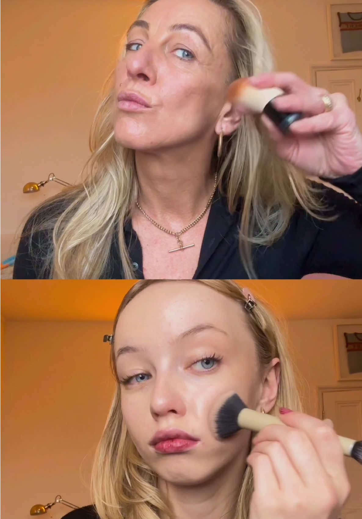 Since you guys like this diva dancing so much I thought me and mumma would do a little makeup routine ♥️ #makeup 