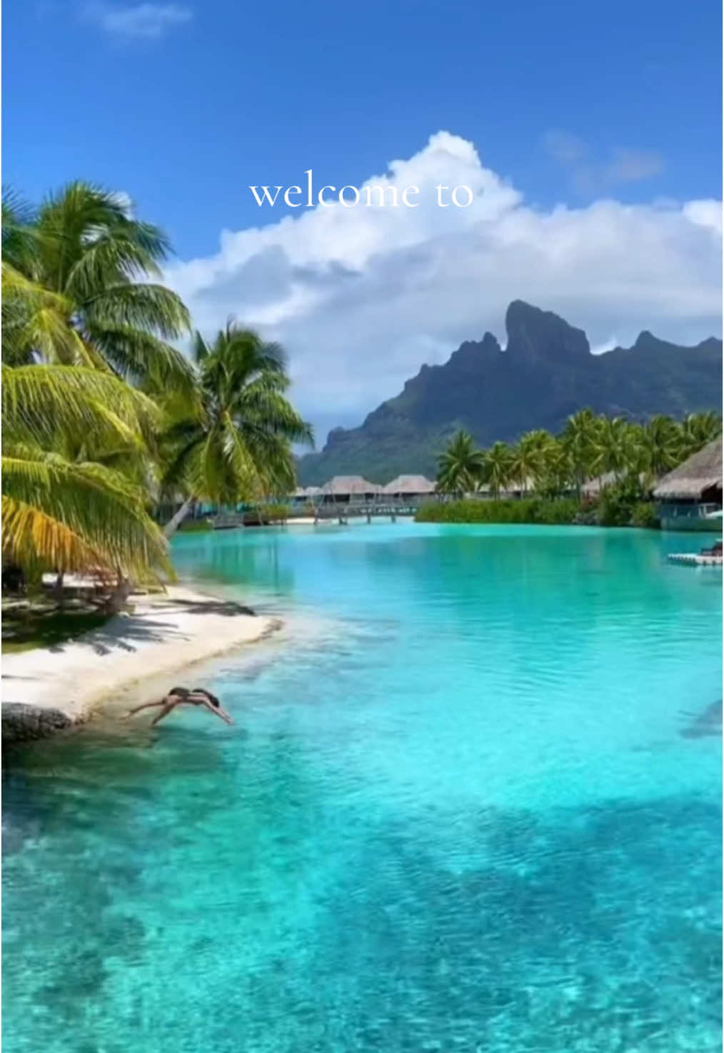 welcome to 🏝️☀️ #borabora #travel #explore 