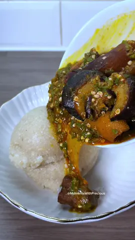 Eba and Ila Asepo for dinner ! Who’s ready? 🇳🇬  #NigerianFood #IlaAsepo  #NaijaVibes #Foodie #Dinner #Ila #Eba #DinnerIdeas #WestAfricanFood #Fyp 