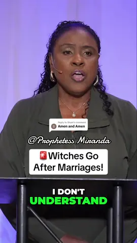 Replying to @Sham 🚨Witches Go After Marriages! #ProphetessMirandaMinistries #ProphetessMiranda 
