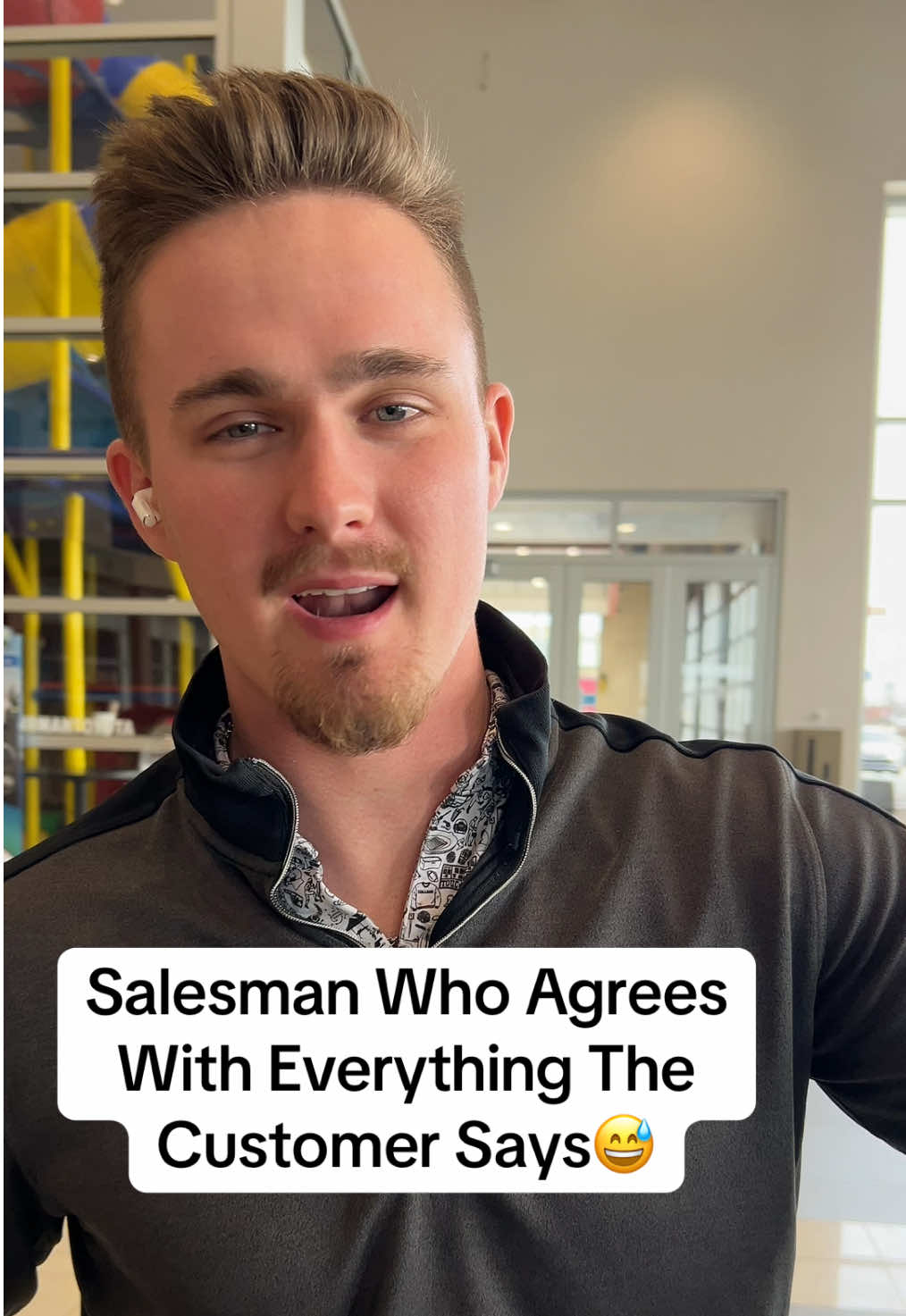 Salesman who agrees with everything the customer says don’t tag that salesman #carsalesman #carsales #carbuying  