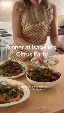 Replying to @Instacart Dinner at Isabelle's January theme: Zest Fest🍊🍋‍🟩🍋  let me know what dinner party theme you want to see next 💛