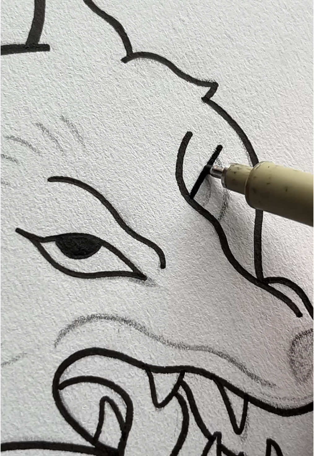 relax and watch me ink this drawing. #art #draw #drawing #artistsoftiktok #tutorial #howto #bored #relax 